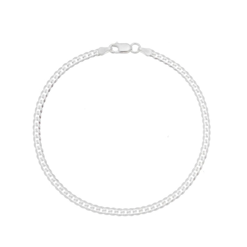 Pulseira Grumet 3mm Prata 925