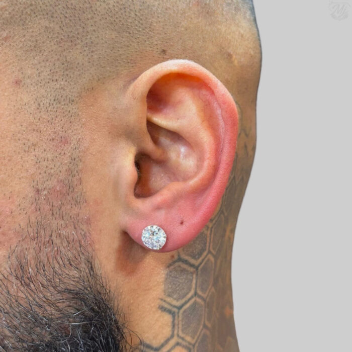 Brinco Zirconia 8mm Prata 925 - Image 3