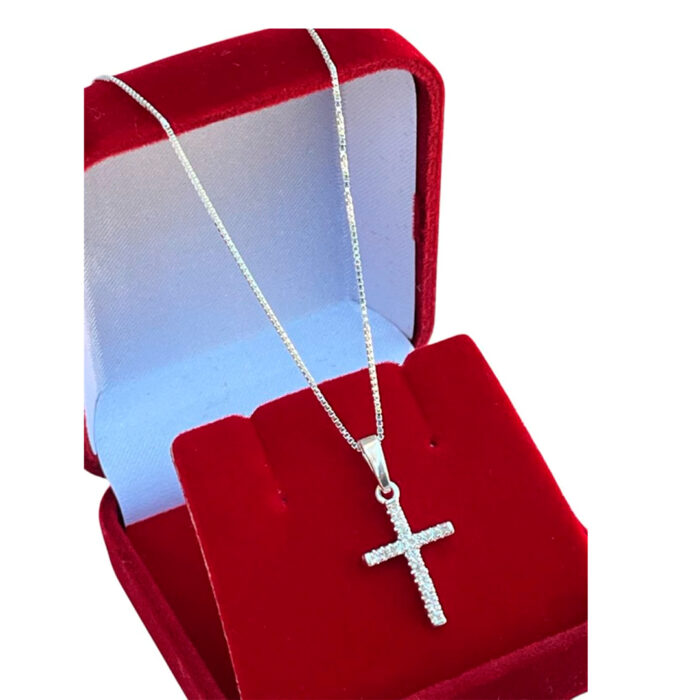 Corrente 50cm Cruz Cravejada - Imagem 5