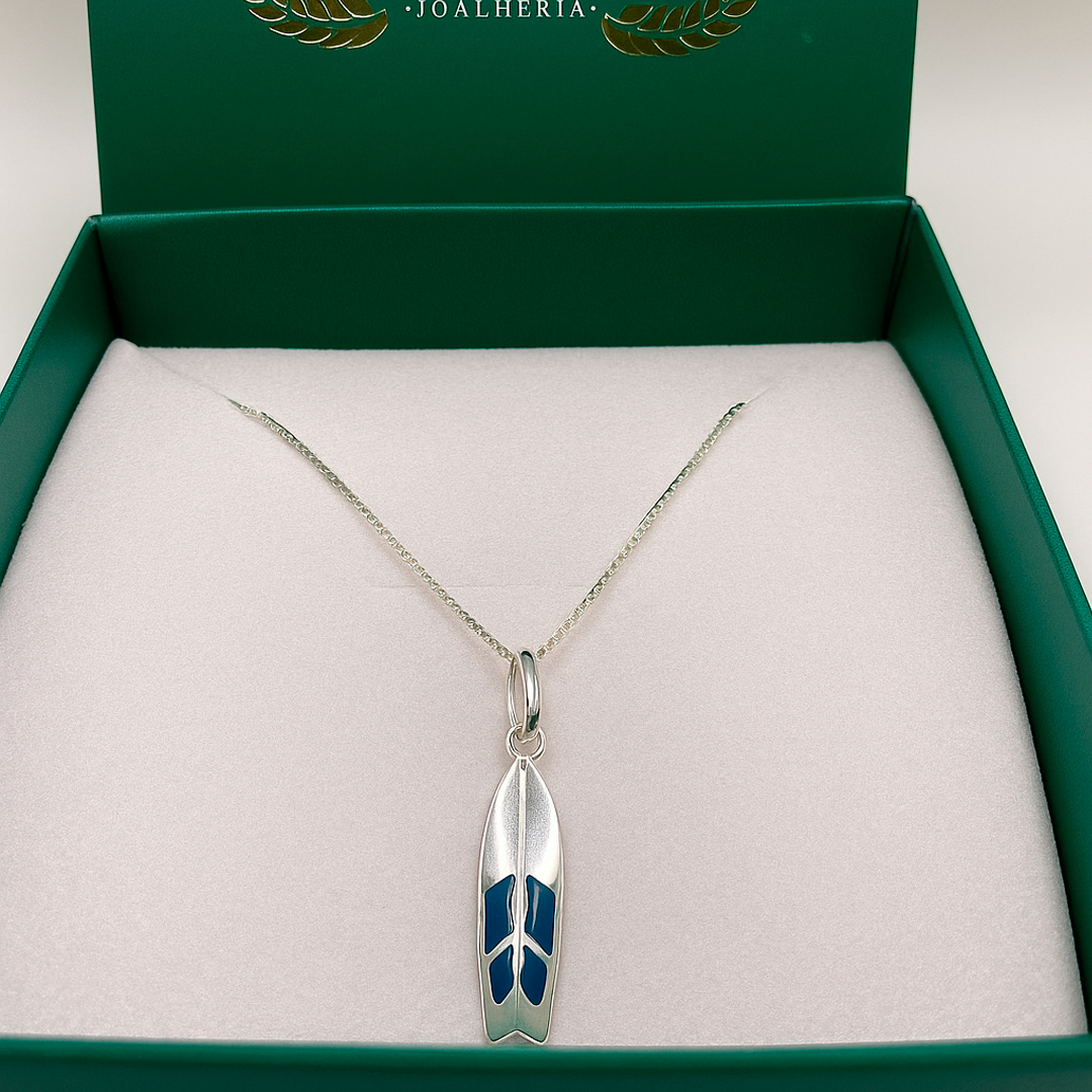 Cordão Prancha Prata 925 - Imagem 2