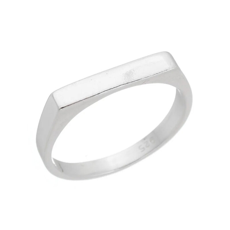 Anel Chapinha Prata 925