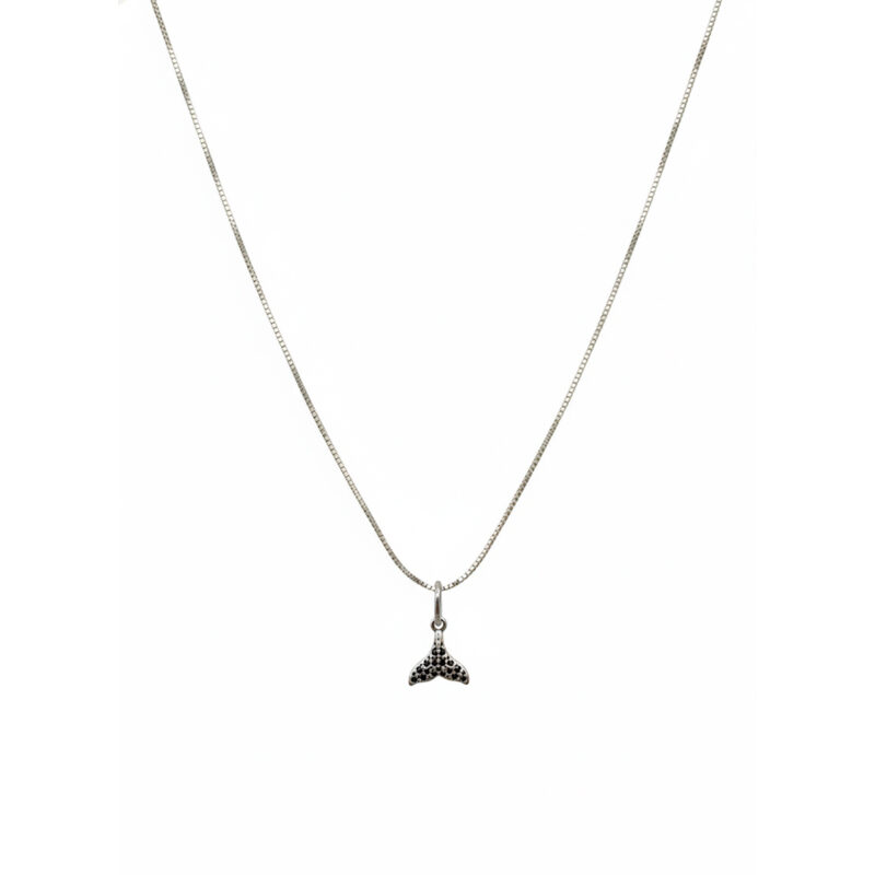 Colar Rabo de Sereia Envelhecido Prata 925