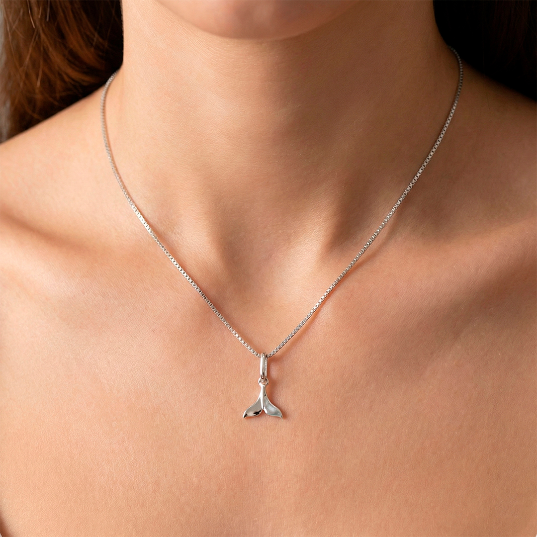 Colar Calda de Sereia Lisa Prata 925 - Imagem 2