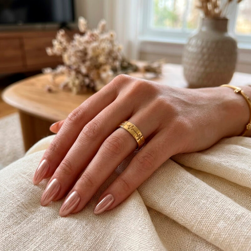 Alianças de Casamento em Moeda Antiga 6mm Batimentos Forro de Prata 925